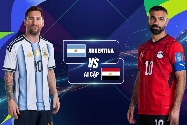 TRỰC TIẾP Argentina và Ai Cập: Chờ Messi nối dài kỷ lục

